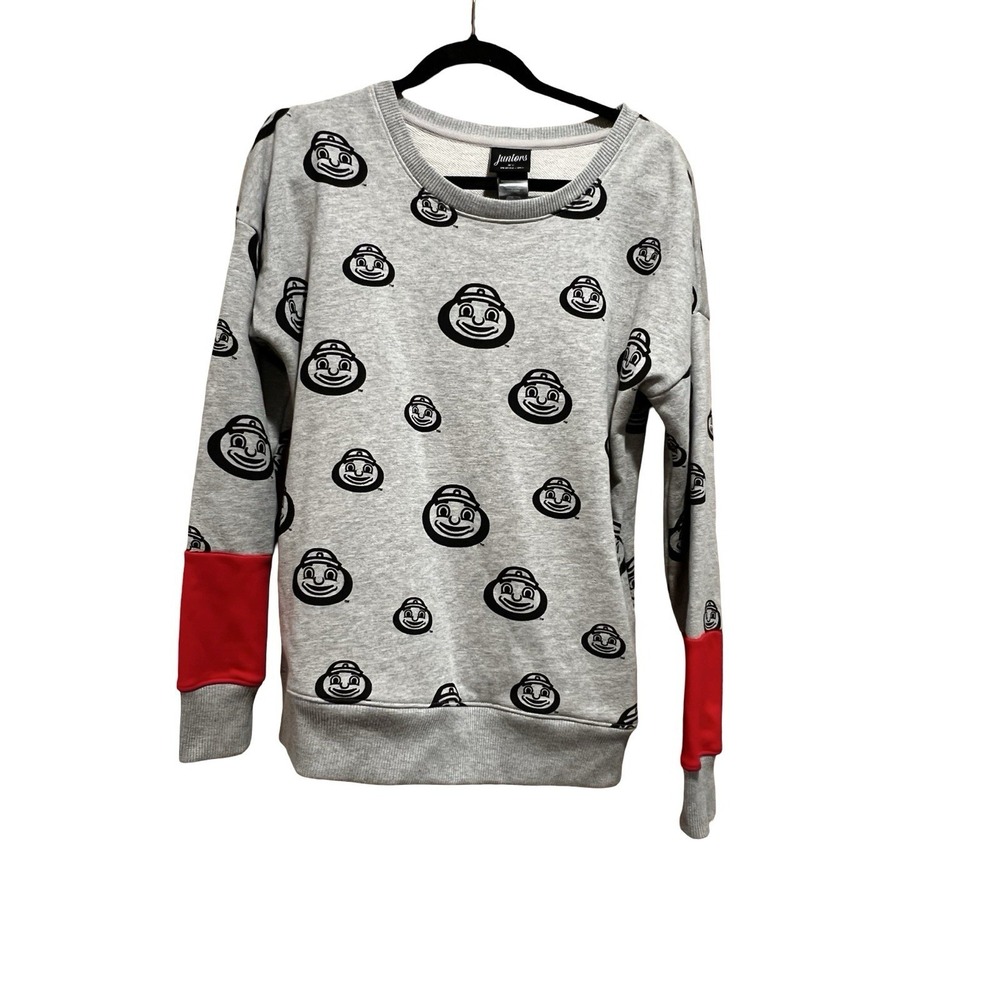 Ohio State Buckeyes Sweatshirt Juniors By Over All Brutus Print Size 13/14